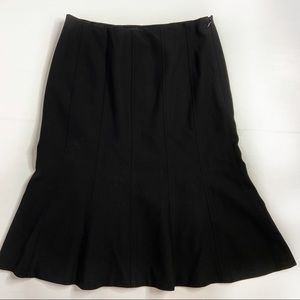 Ann Taylor Black Trumpet Skirt